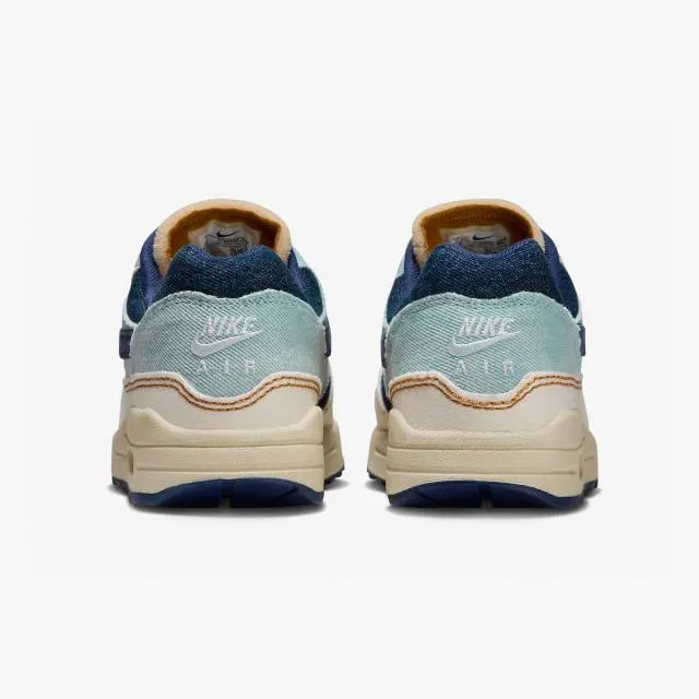 Nike women's air max 1 '87 (aura/ blue/ aura/ midnight navy/ pale ivory) sizes 5-12 fq8900-440