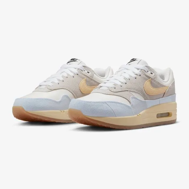 Nike women's air max 1 '87 (crepe light bone/ cream/ light bone/ baby blue/ pale vanilla/ sail) size