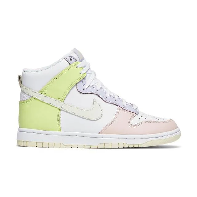 Nike women's dunk high (lemon twist/ white/ cashmere/ lemon twist) sizes 6-10 dd1869-108