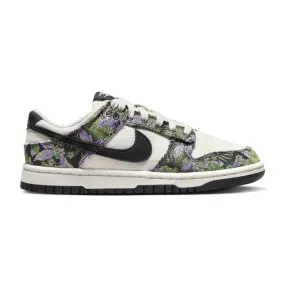 Nike women's dunk low next nature (floral tapestry/ phantom/ black/ light magenta/ pink foam/ chloro