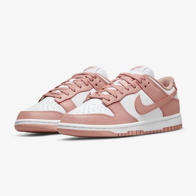 Nike women's dunk low (rose whisper/ white/ rose pink) sizes 6-10 dd1503-118