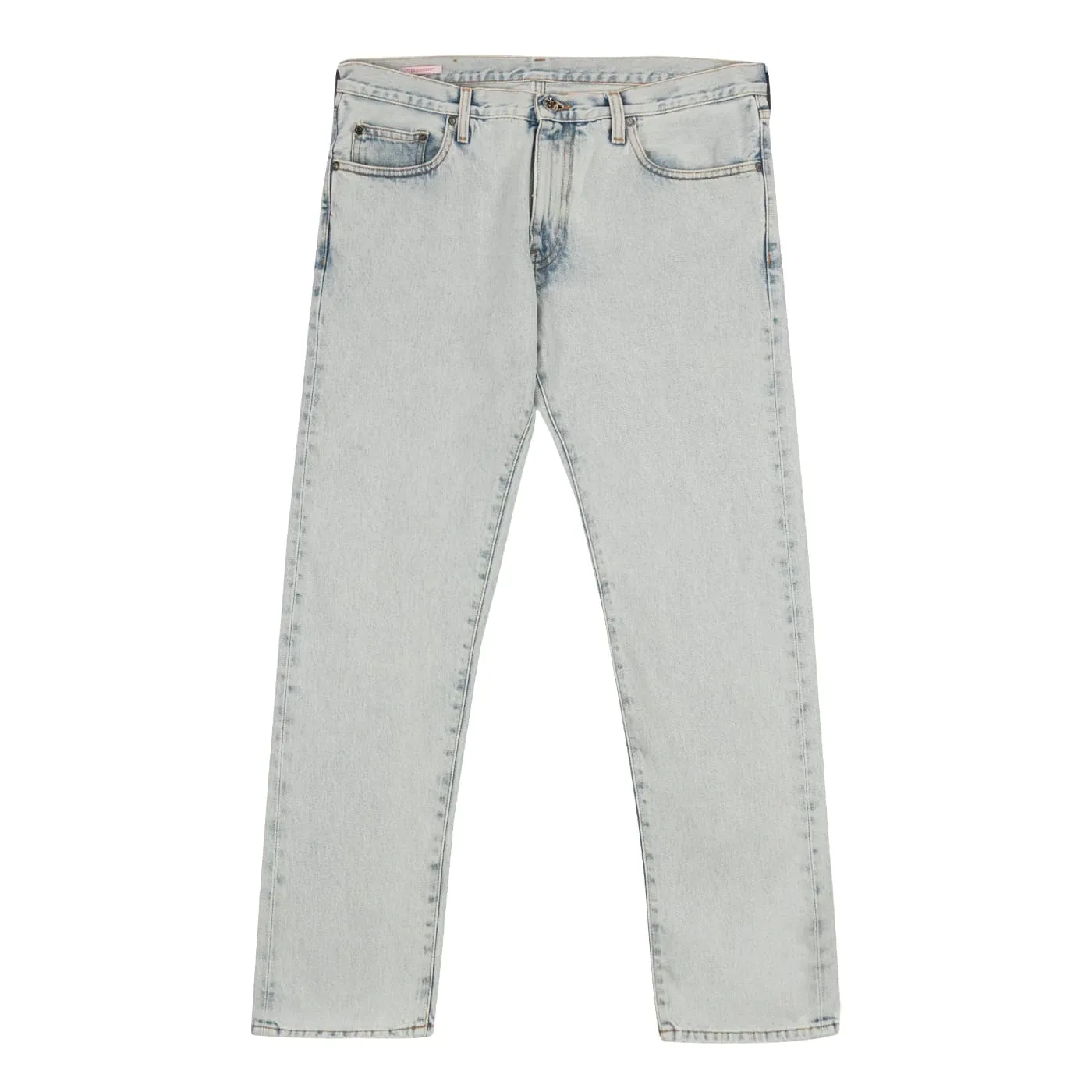 Off-White Single Arrow N-Arrow Slim Jeans, Bleach Blue/White