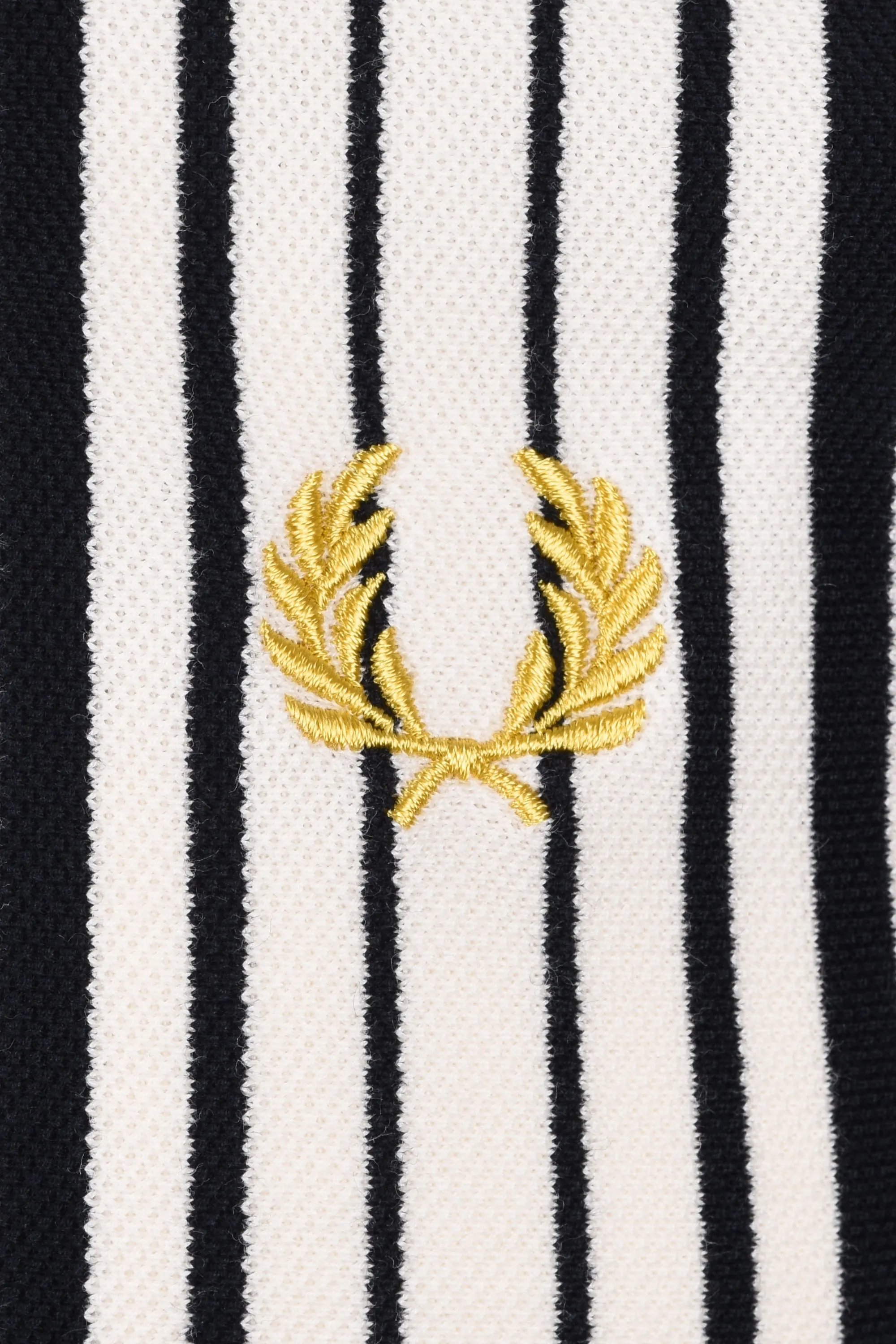 Ombre Stripe Polo Shirt Navy