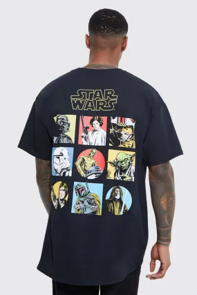 Oversized Star Wars License T-shirt | boohooMAN UK