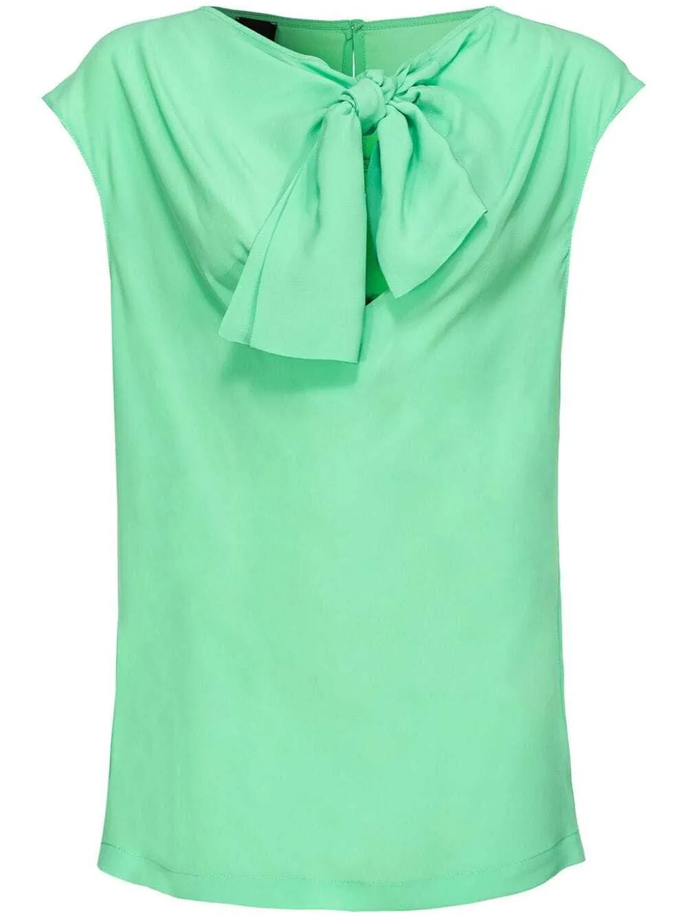 PINKO knot-detail sleeveless top - Green