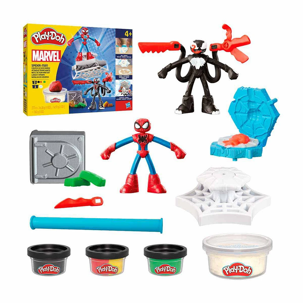 Play-Doh Marvel Spider-Man Launch & Slice Battle Playset