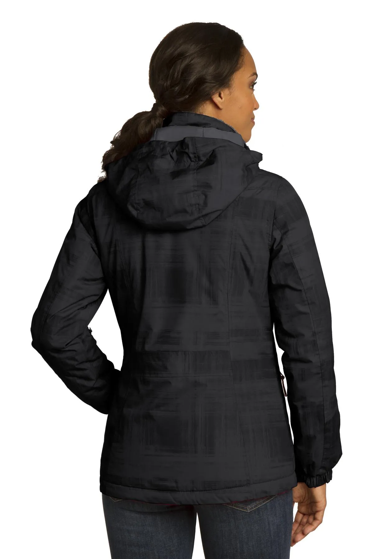 Port Authority L320    Ladies Brushstroke Print Insulated Jacket SKU: L320