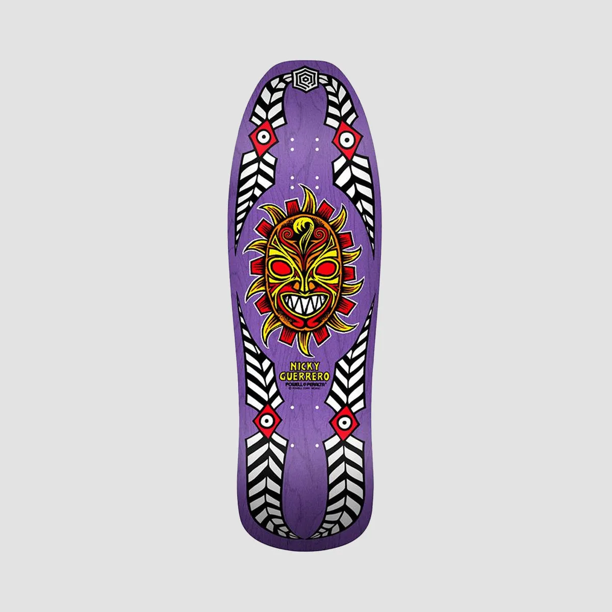 Powell Peralta Nicky Guerrero Mask 279 Skateboard Deck Purple - 10