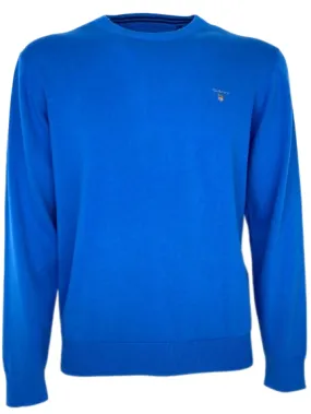 PULLOVER UOMO BLU GIROCOLLO