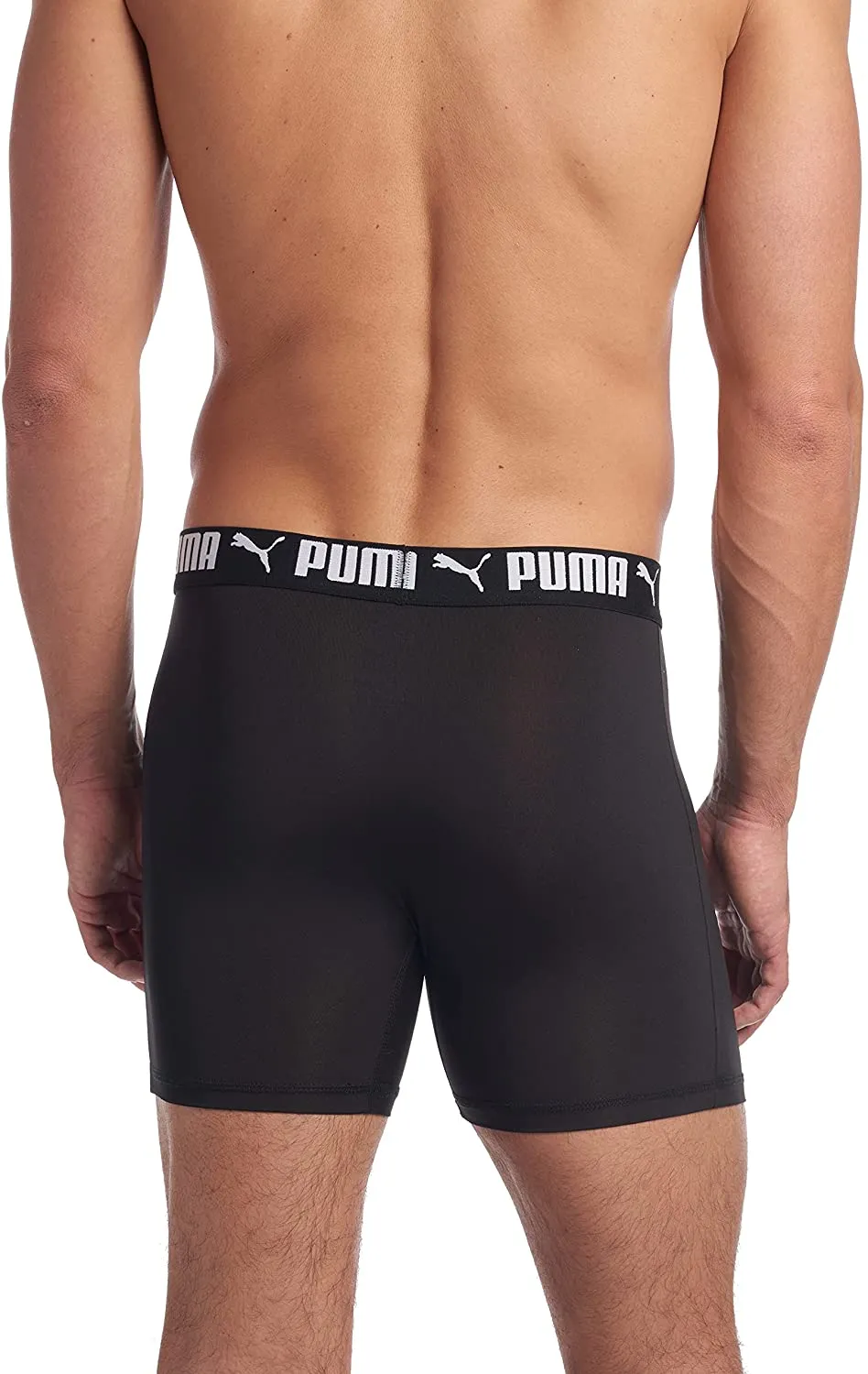 PUMA Men's 4-Pack Performance Boxer Briefs