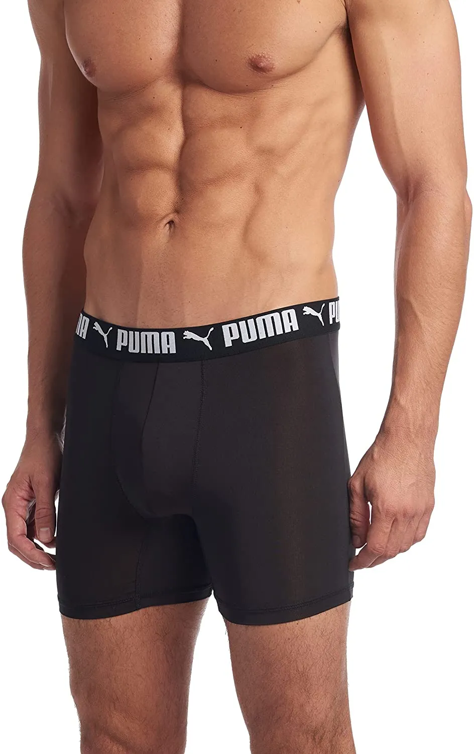 PUMA Men's 4-Pack Performance Boxer Briefs