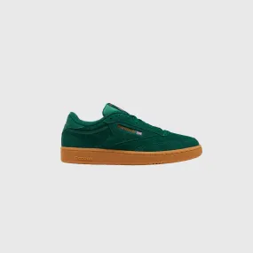 Reebok Club C 85 - Dark Green / Wild Brown / Reebok Rubber Gum