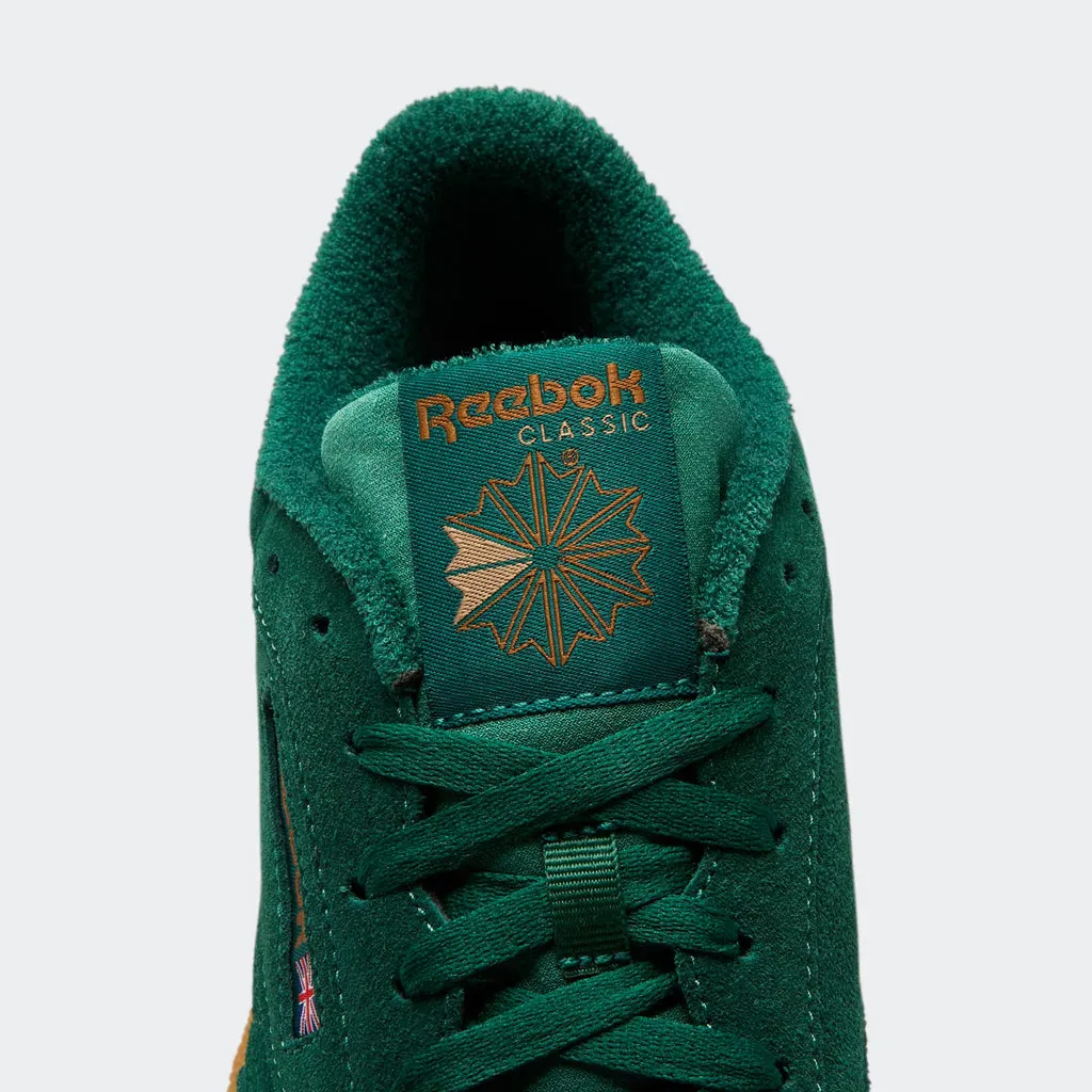 Reebok Club C 85 - Dark Green / Wild Brown / Reebok Rubber Gum