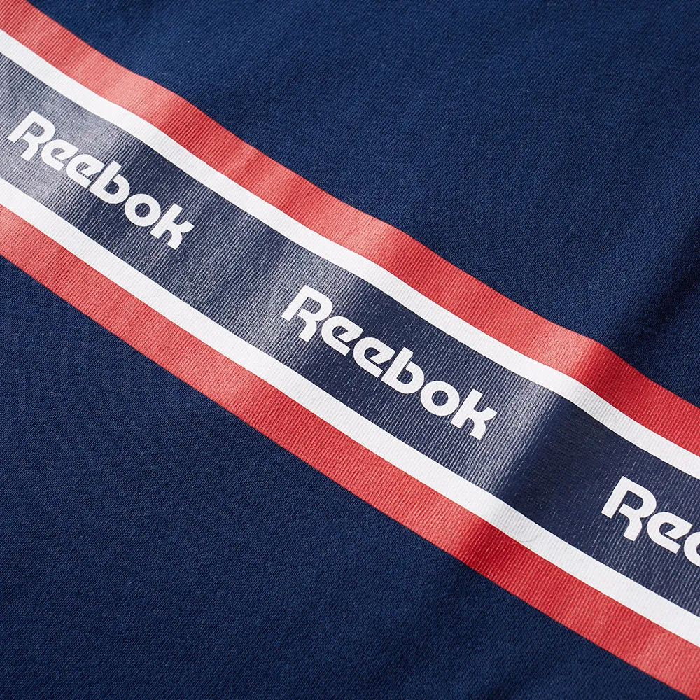 Reebok F Printed Tape TeeCollegiate Navy