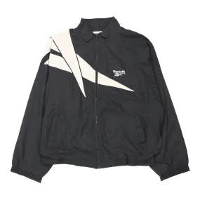 Reebok Jacket - Large Black Polyester Blend