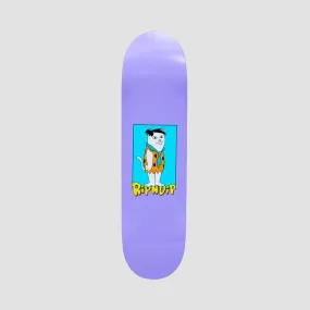 Ripndip Bedrock Skateboard Deck Purple - 8.5