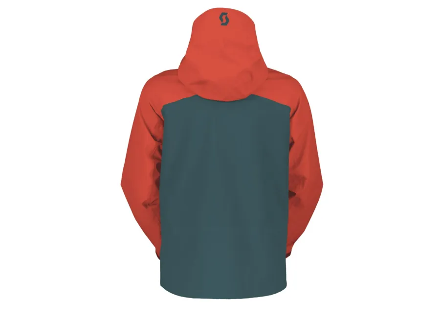 Scott Jacket M's Explorair 3L Magma Red/Aruba Green