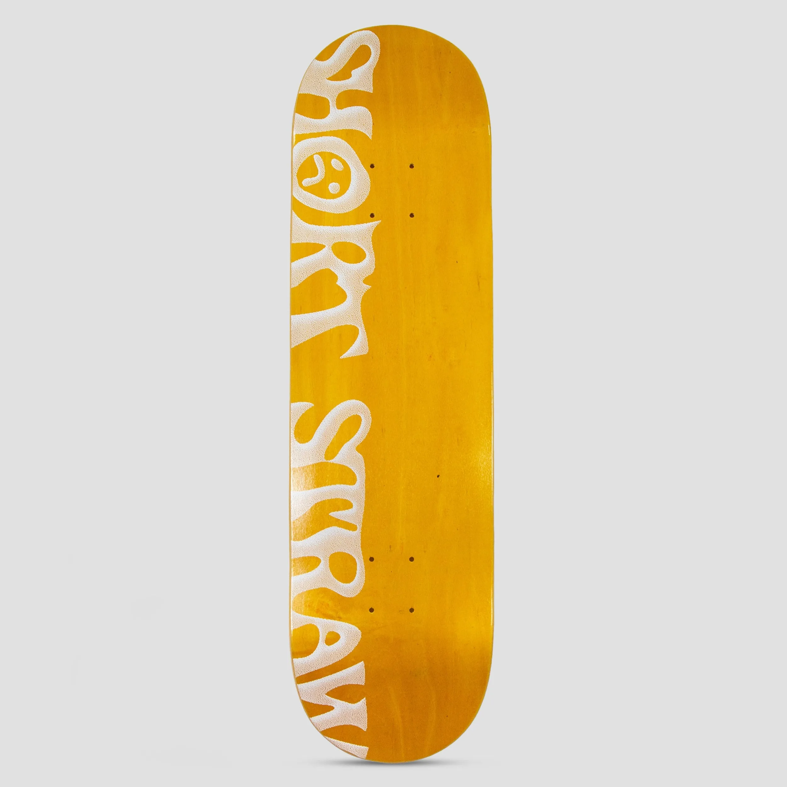 Short Straw 8.375 Fadeaway Logo Skateboard Deck Yellow