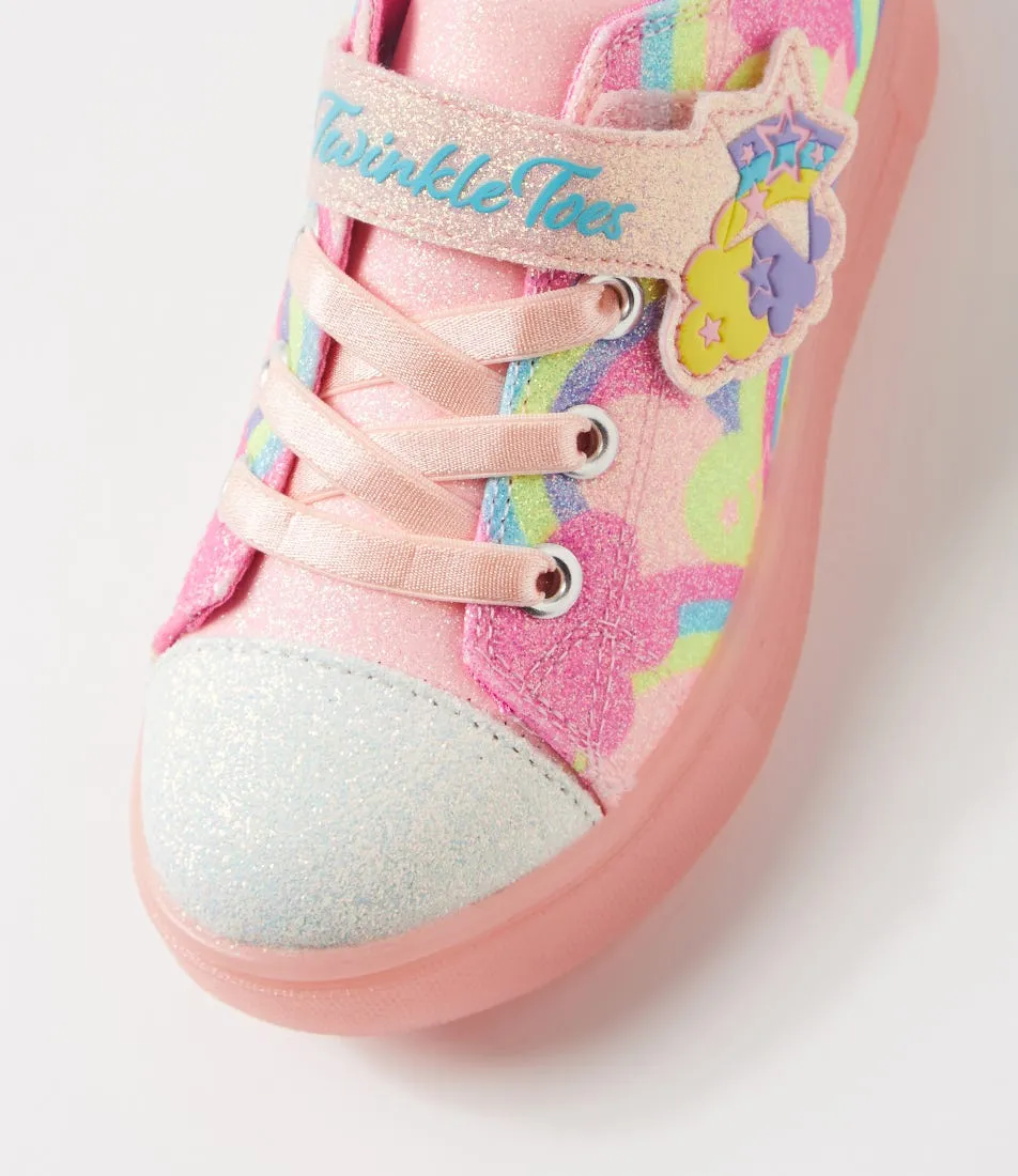 SKECHERS Twinkle Sparks Ice 2 Tot Coral Multi Sneakers