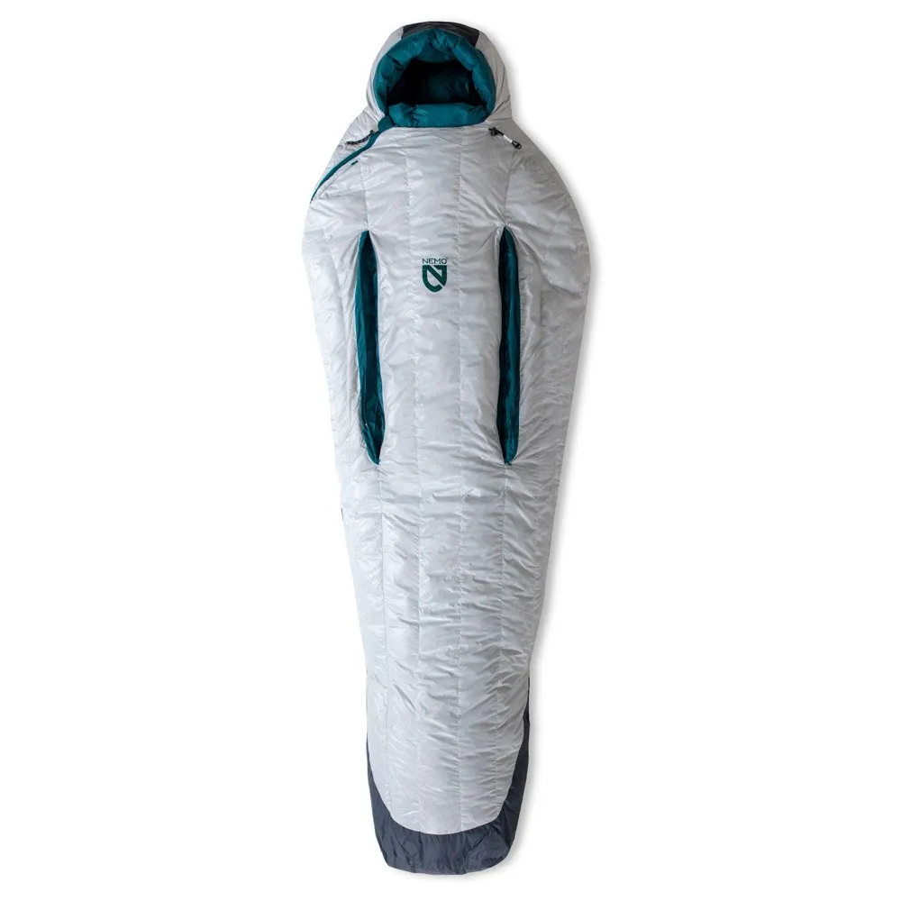 Sleeping bag Nemo ---Kayu Womens 15 Reg Aluminium Lagoon