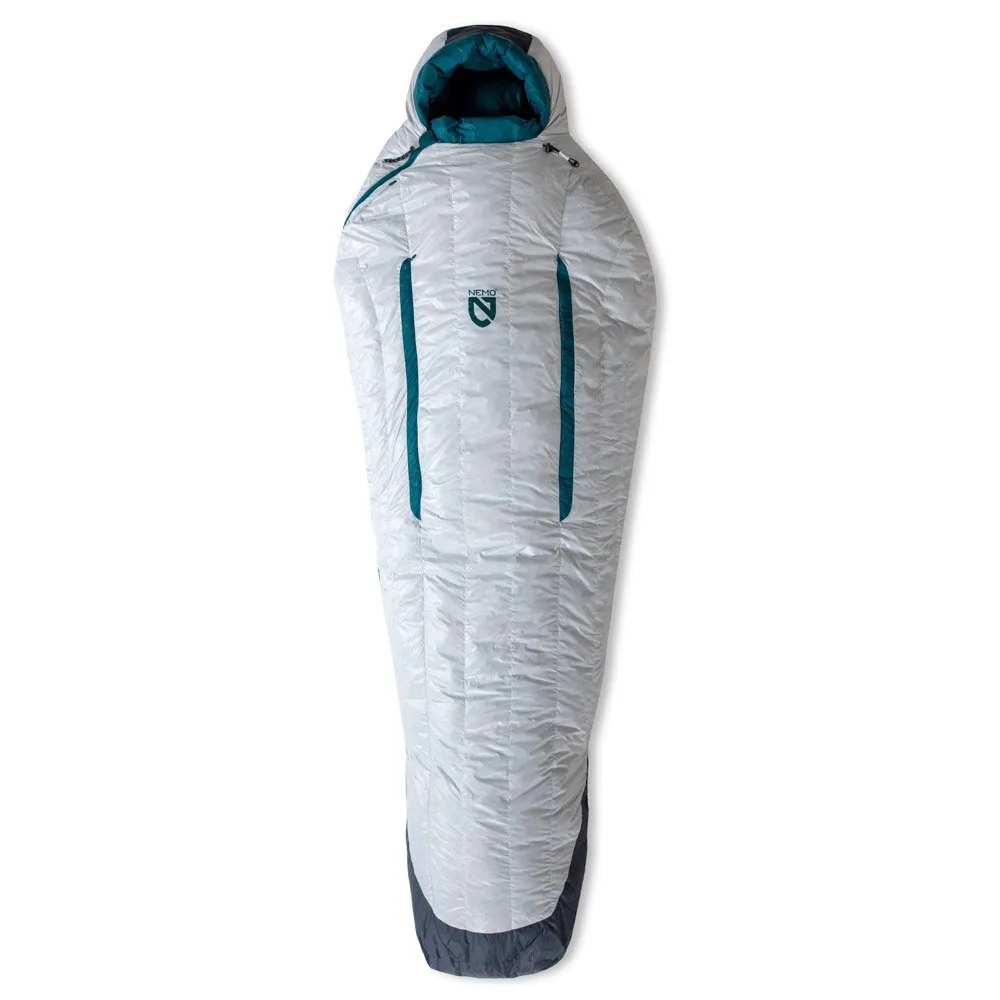 Sleeping bag Nemo ---Kayu Womens 15 Reg Aluminium Lagoon