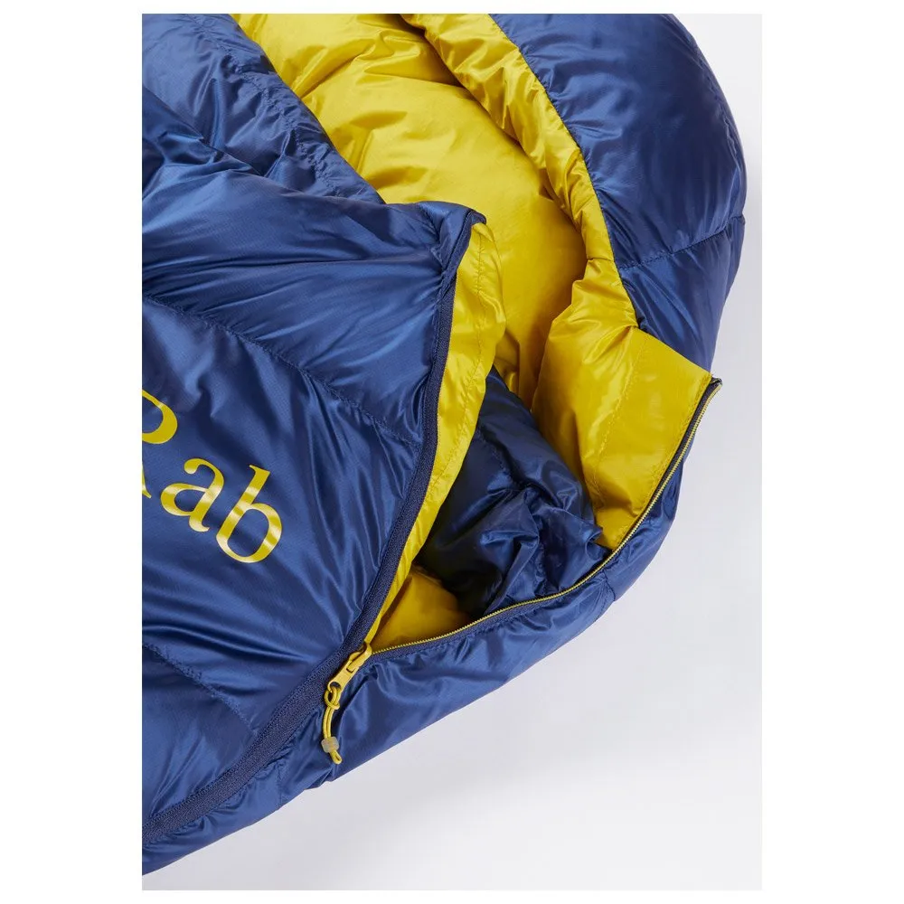 Sleeping bag RAB ---Neutrino 400 Long Left Nighfall Blue