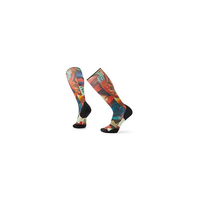 Smartwool - Ski Targeted Cushion Mosaic Snowball Print OTC Socks