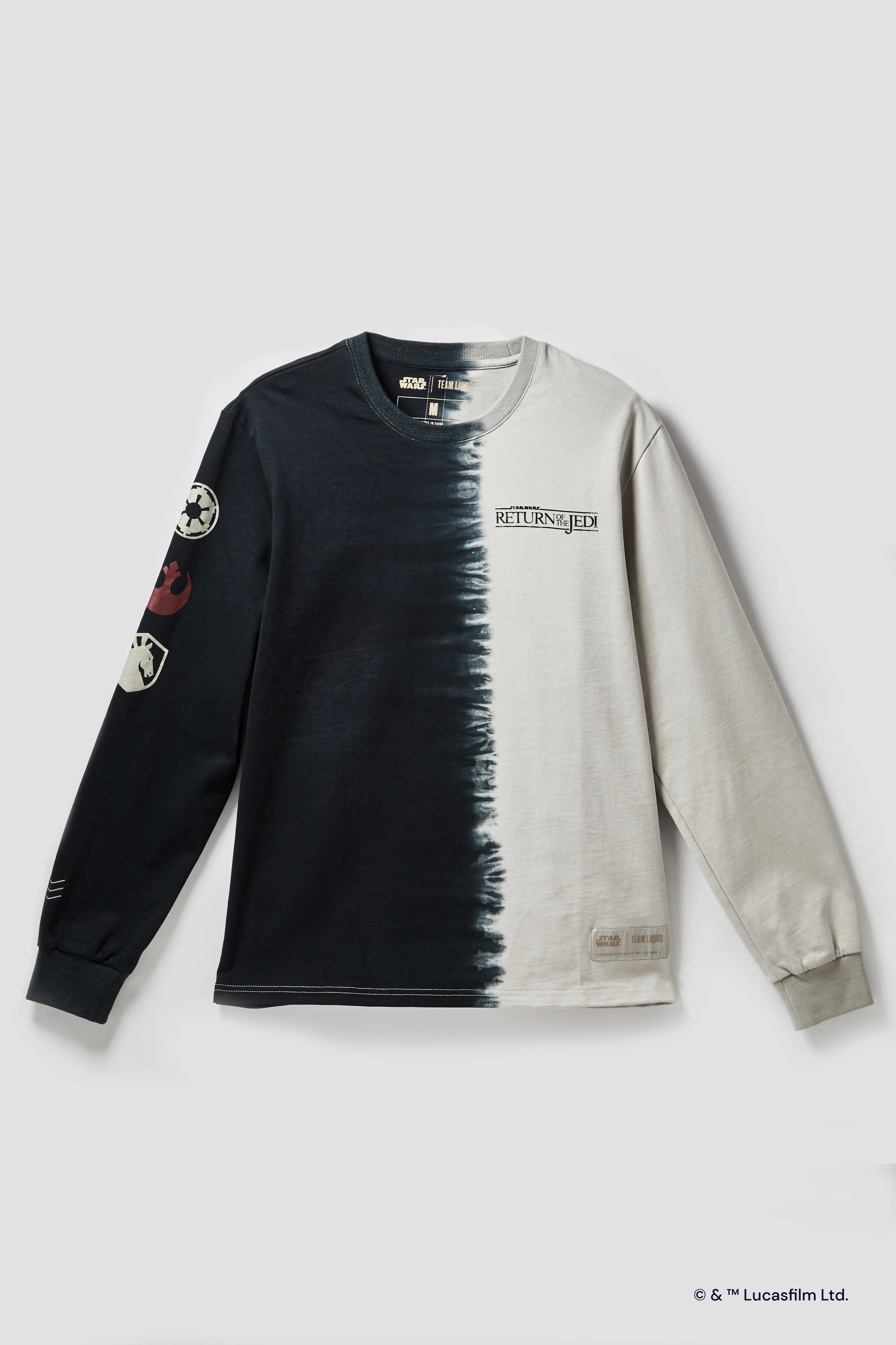 STAR WARS | TEAM LIQUID LIGHT VS DARK SPLIT DYE LONGSLEEVE