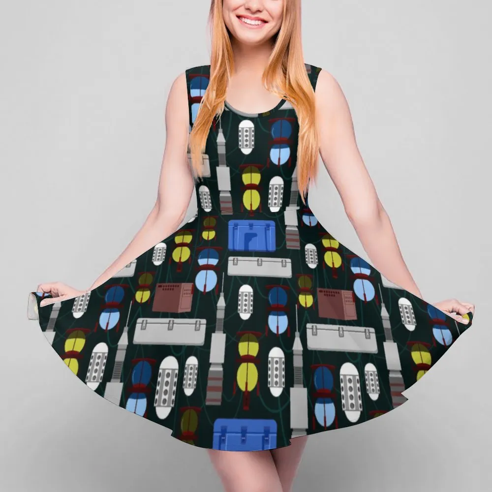 Star Wars Droids Women's Sleeveless Round Neck Skater Dress