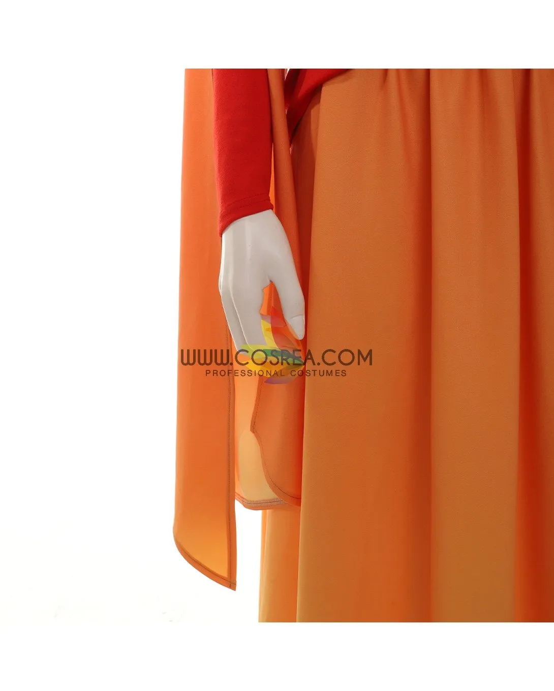 Star Wars Padme Amidala Flame Colored Robes Cosplay Costume