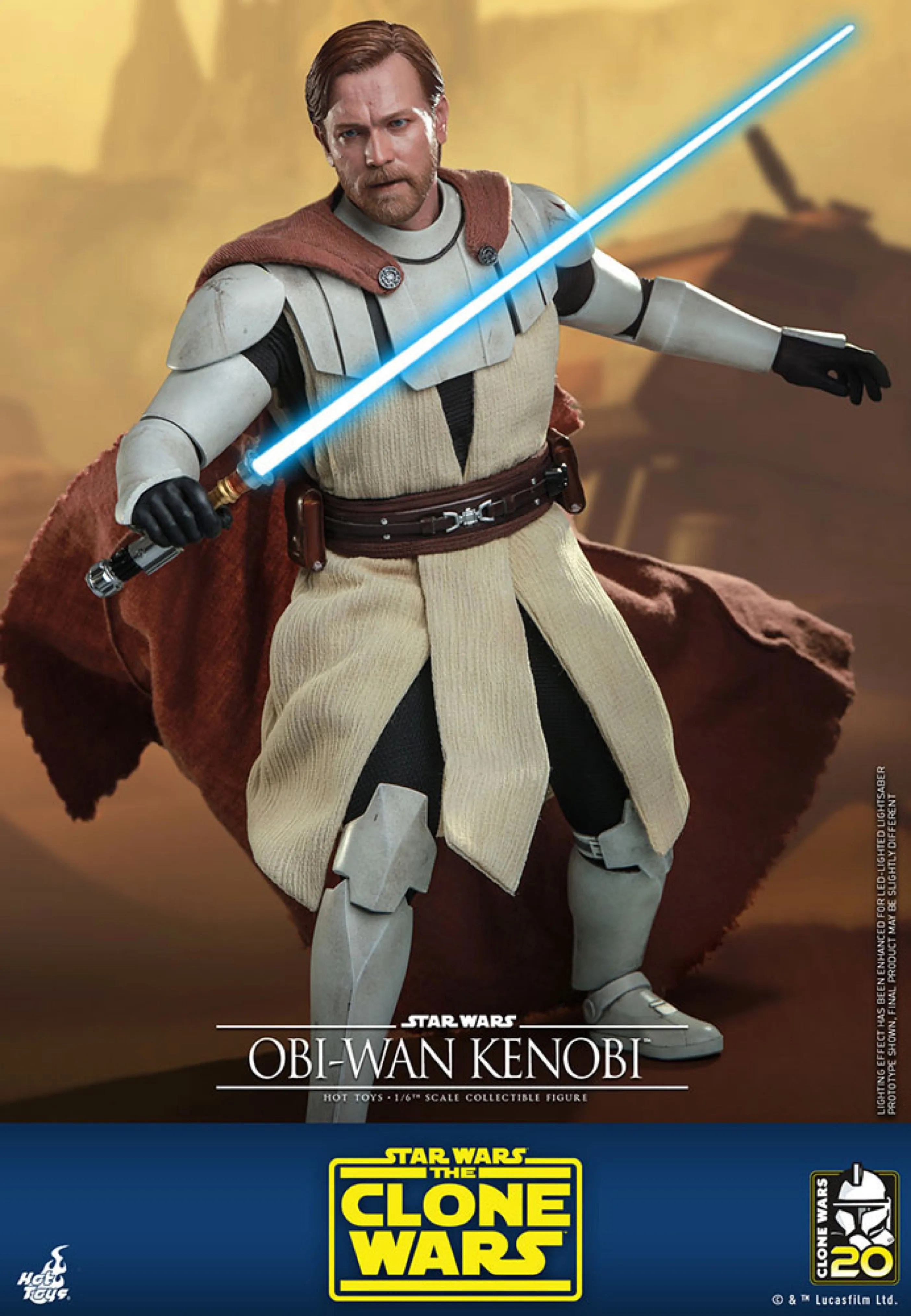 Star Wars - Star Wars The Clone Wars Obi-Wan Kenobi 1:6 - Action Figure