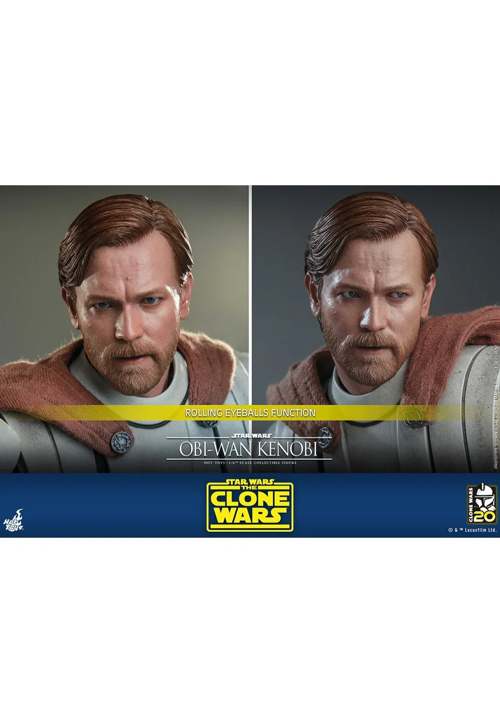 Star Wars - Star Wars The Clone Wars Obi-Wan Kenobi 1:6 - Action Figure