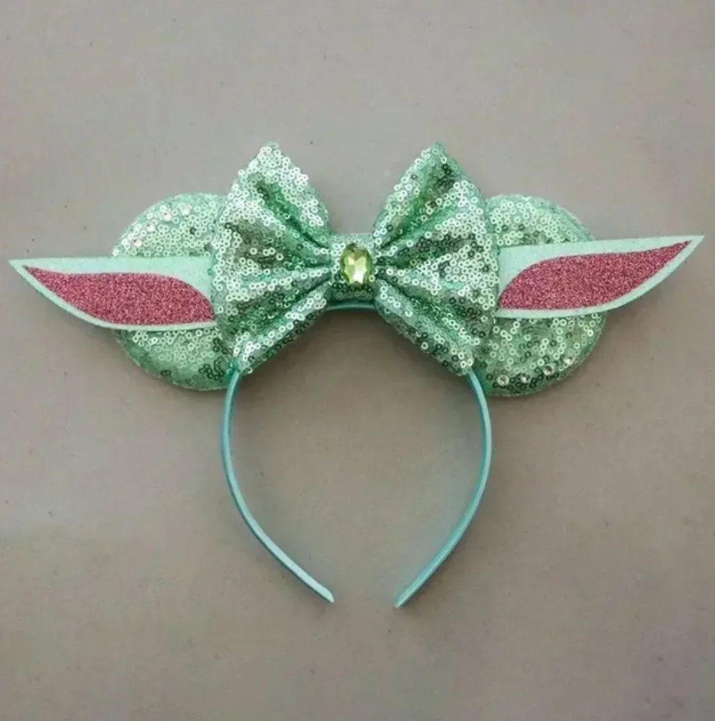 Star Wars Yoda Ears For Adults Headband Hair Accessory