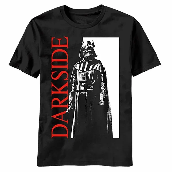 Star Wars Youth Boy's 100% Cotton Darkface Black T-Shirt