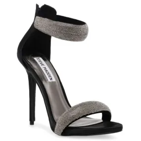 Steve Madden Makenna Black / Pewter Sandals