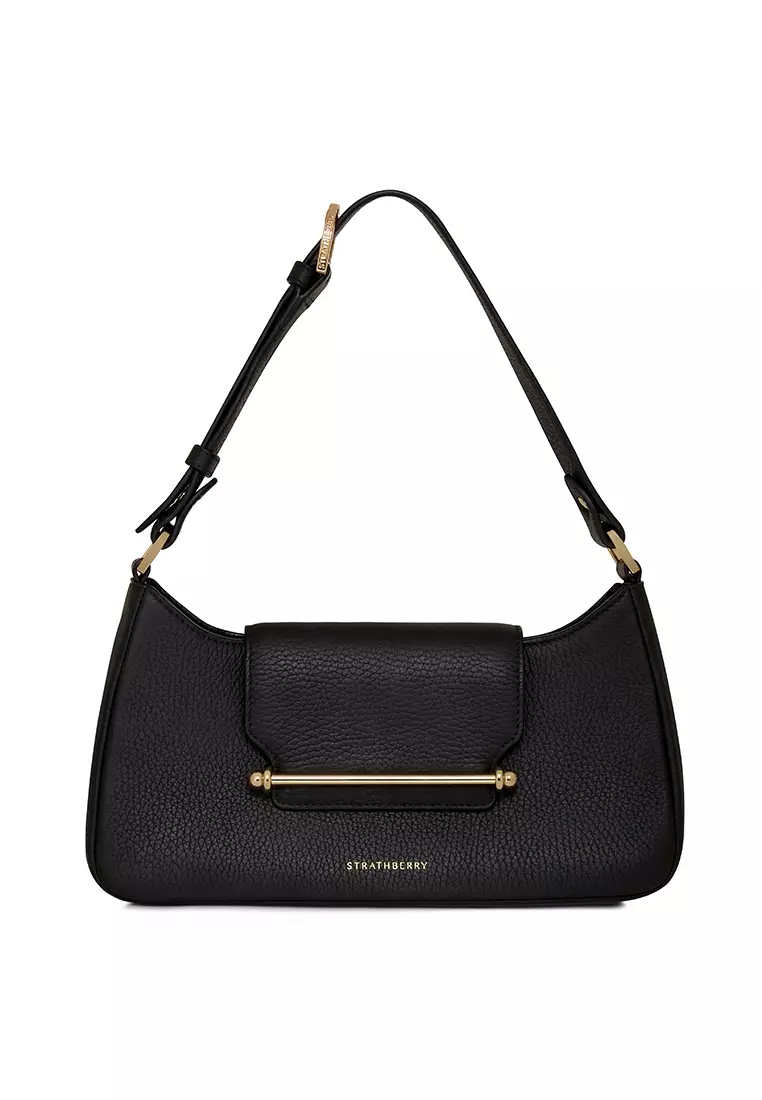 Strathberry MULTREES OMNI SHOULDER BAG - BLACK