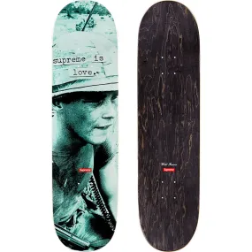 Supreme Is Love Skateboard Deck Teal