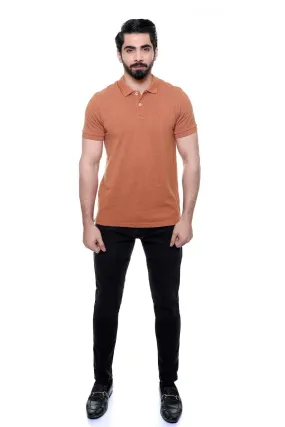 T SHIRT POLO RUST