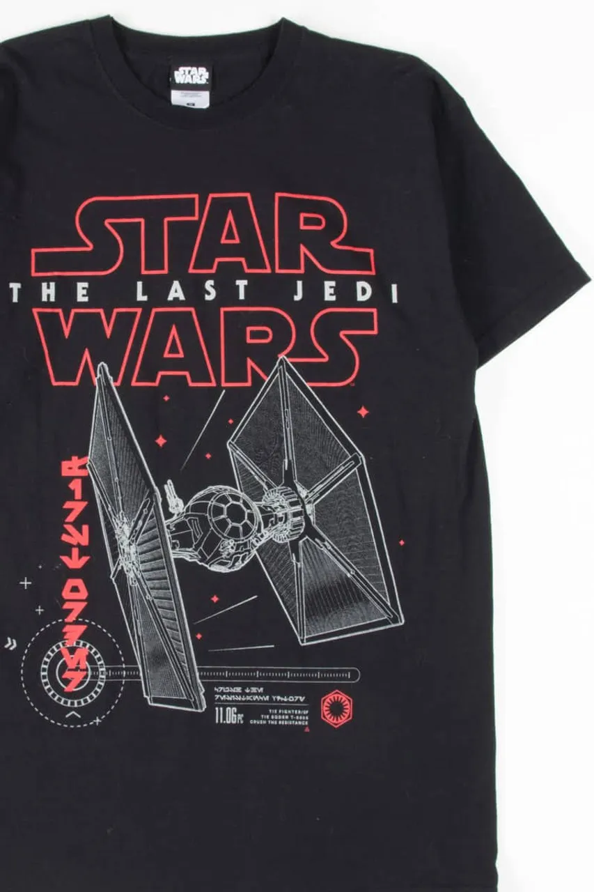 The Last Jedi Tie Fighter Star Wars T-Shirt