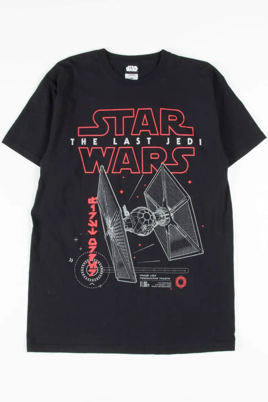 The Last Jedi Tie Fighter Star Wars T-Shirt