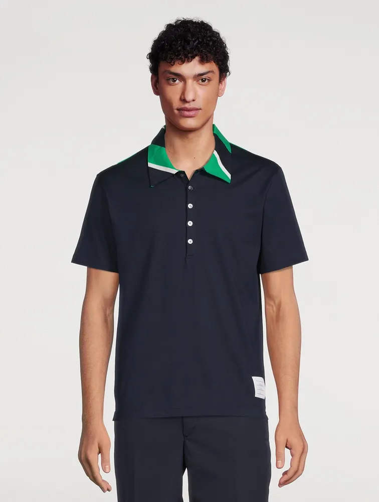 THOM BROWNE Jersey Polo Shirt