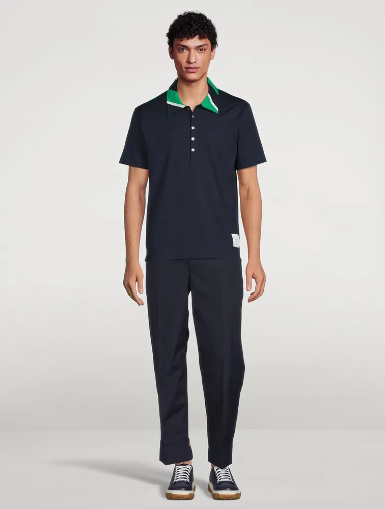 THOM BROWNE Jersey Polo Shirt