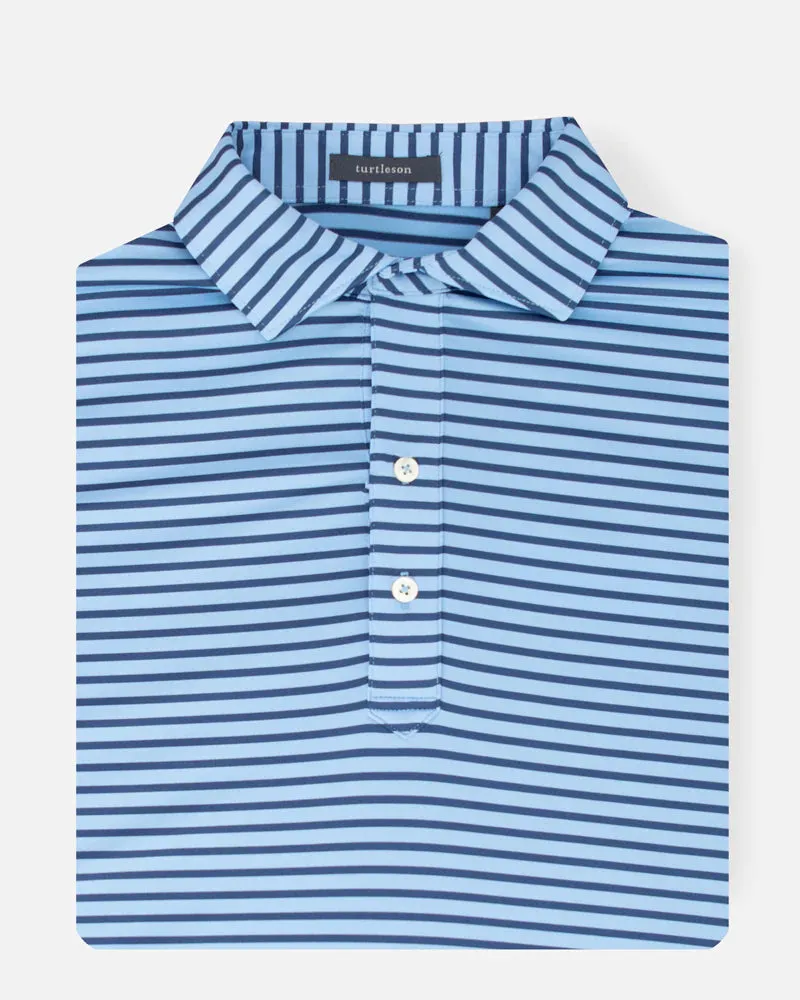 Turtleson Miller Stripe Performance Polo