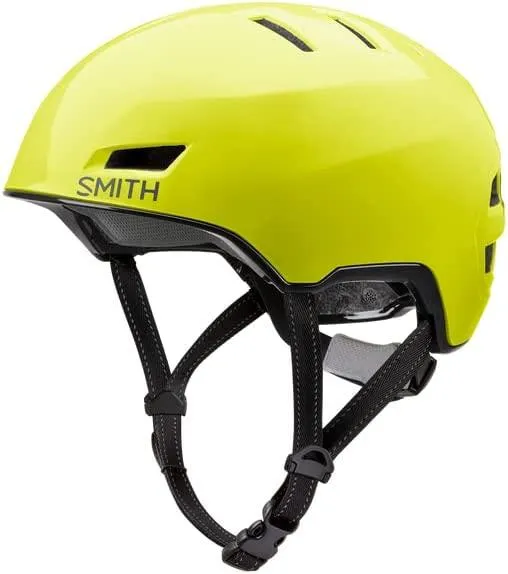 Used Smith Optics Express MIPS Adult MTB Cycling Helmet - Matte Neon Yellow Viz/Small