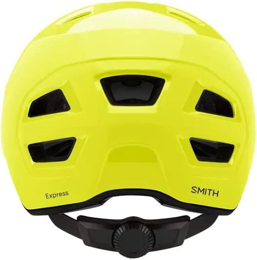 Used Smith Optics Express MIPS Adult MTB Cycling Helmet - Matte Neon Yellow Viz/Small