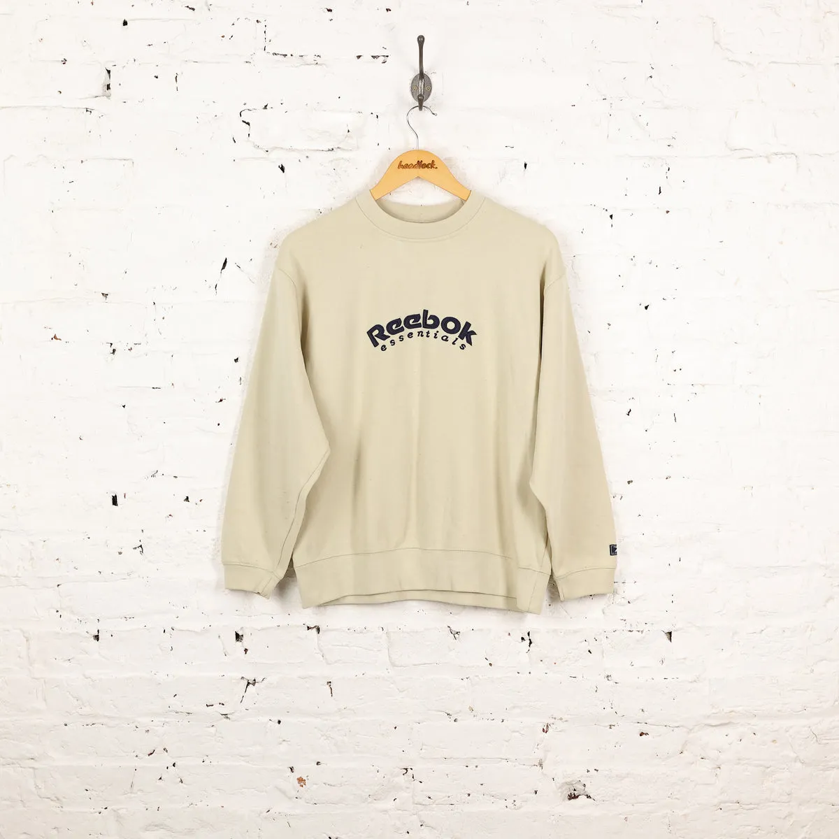 Women's Reebok Essentials Sweatshirt - Beige - Women's M