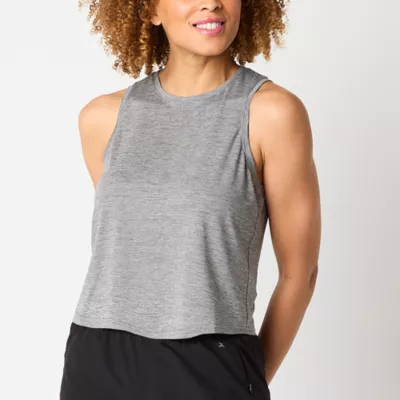 Xersion Womens Everyday Crew Neck Sleeveless Tank Top Tall