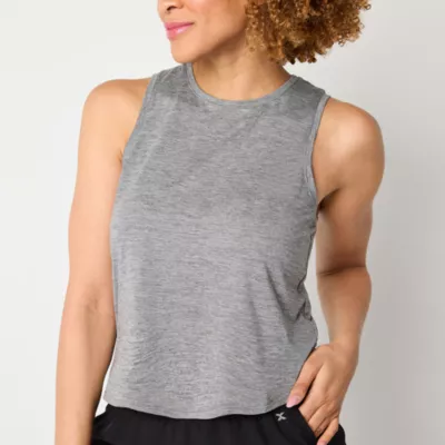 Xersion Womens Everyday Crew Neck Sleeveless Tank Top Tall