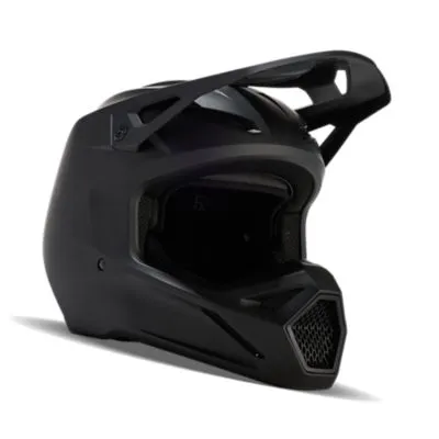 Youth V1 Matte Black Helmet