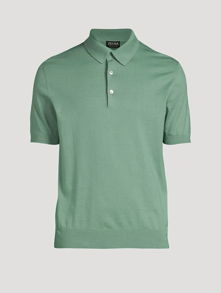 ZEGNA Premium Cotton Polo Shirt